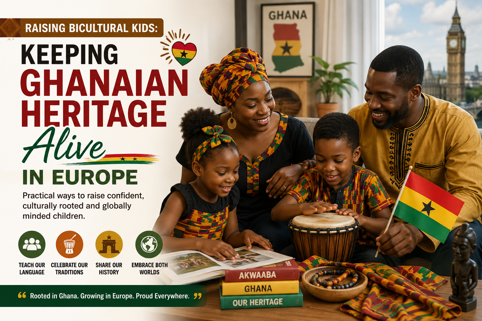 Raising Bicultural Kids: Keeping Ghanaian Heritage Alive in Europe